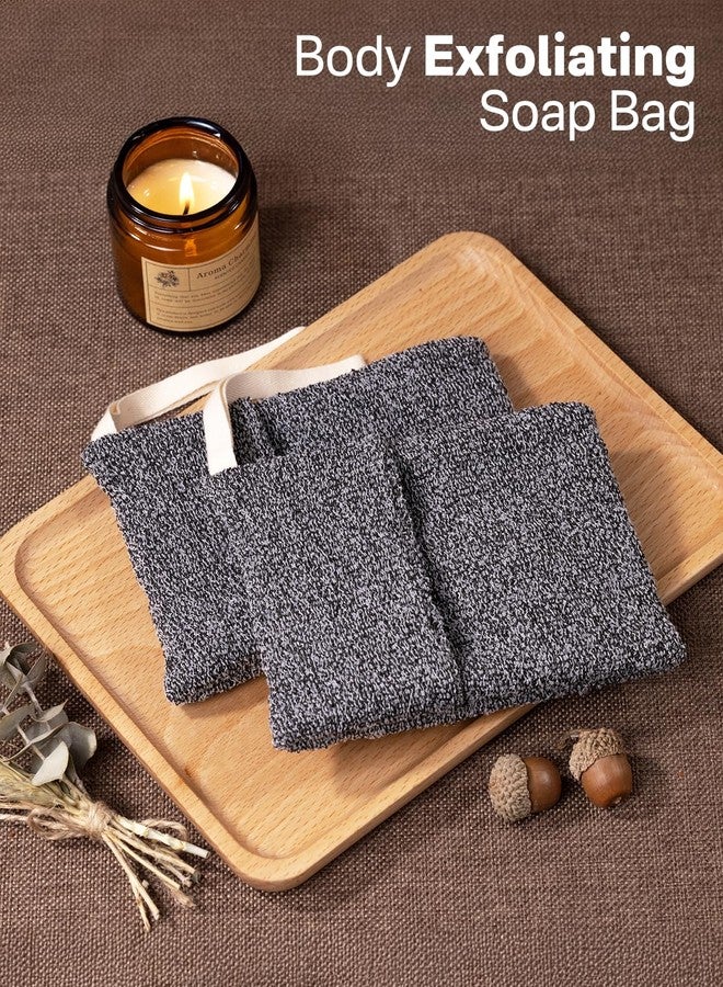 Yiclick Soap Savers for Bar Soap, Soap Bags for Soap Bars, Exfoliating Mesh Loofah Pouch, Bar Soap Holder for Shower Bath, Soap Mesh Net Sock, Body Scrubber, Soap Loofah Sponge for Bathing & Scrubbing - Image 2